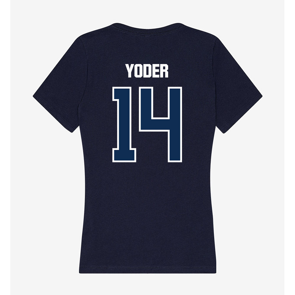 MSU Denver - NCAA Women's Soccer : Monica Yoder - Women's V-Neck T-Shirt-1