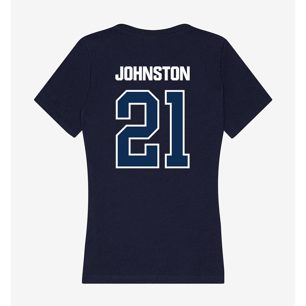 MSU Denver - NCAA Men's Soccer : Rhyson Johnston - Women's V-Neck T-Shirt-1