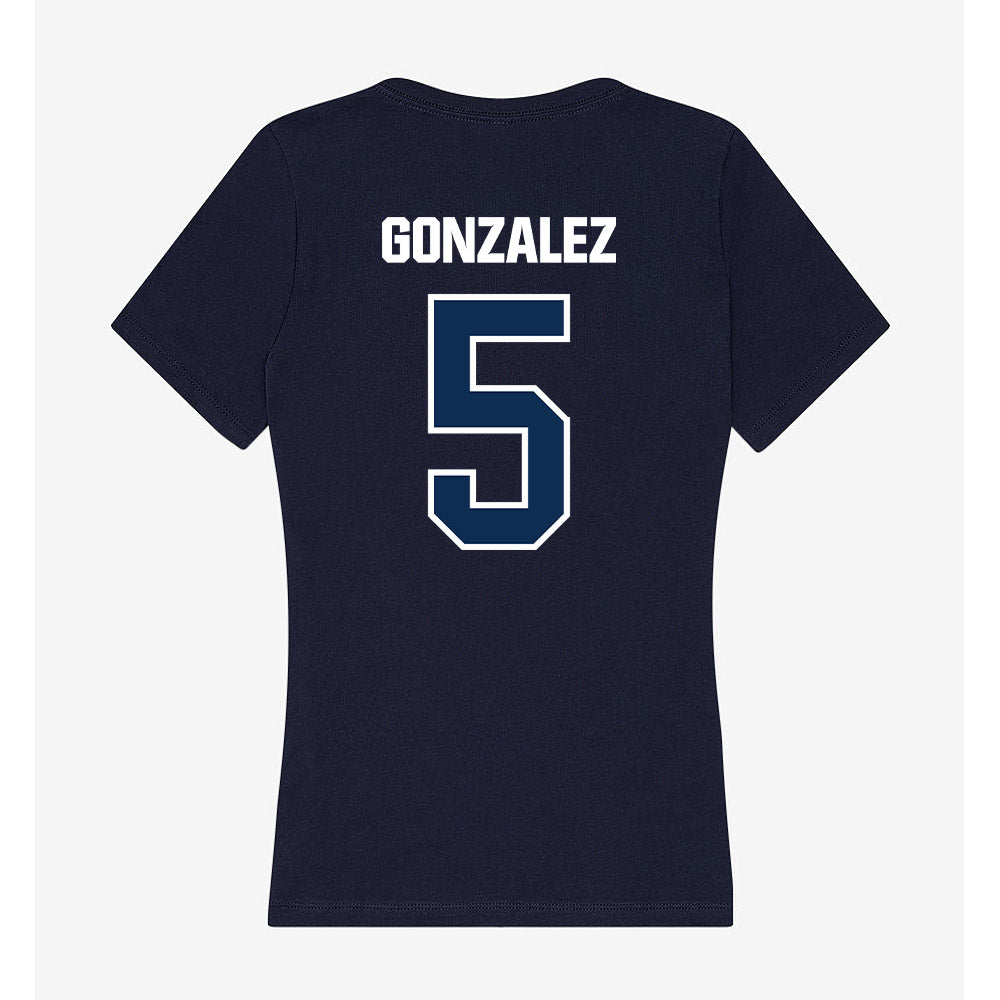 MSU Denver - NCAA Women's Soccer : Meg Gonzalez - Women's V-Neck T-Shirt-1
