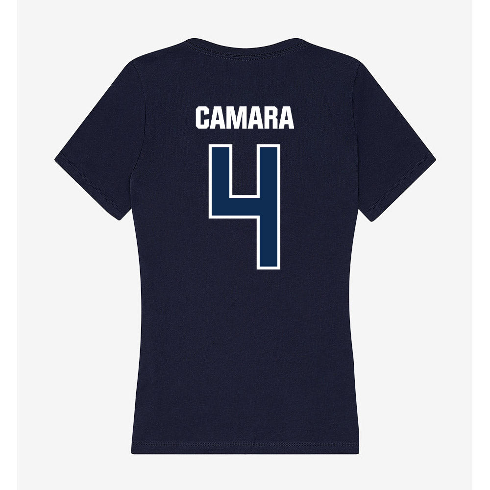 MSU Denver - NCAA Women's Basketball : Corin Camara - Women's V-Neck T-Shirt-1