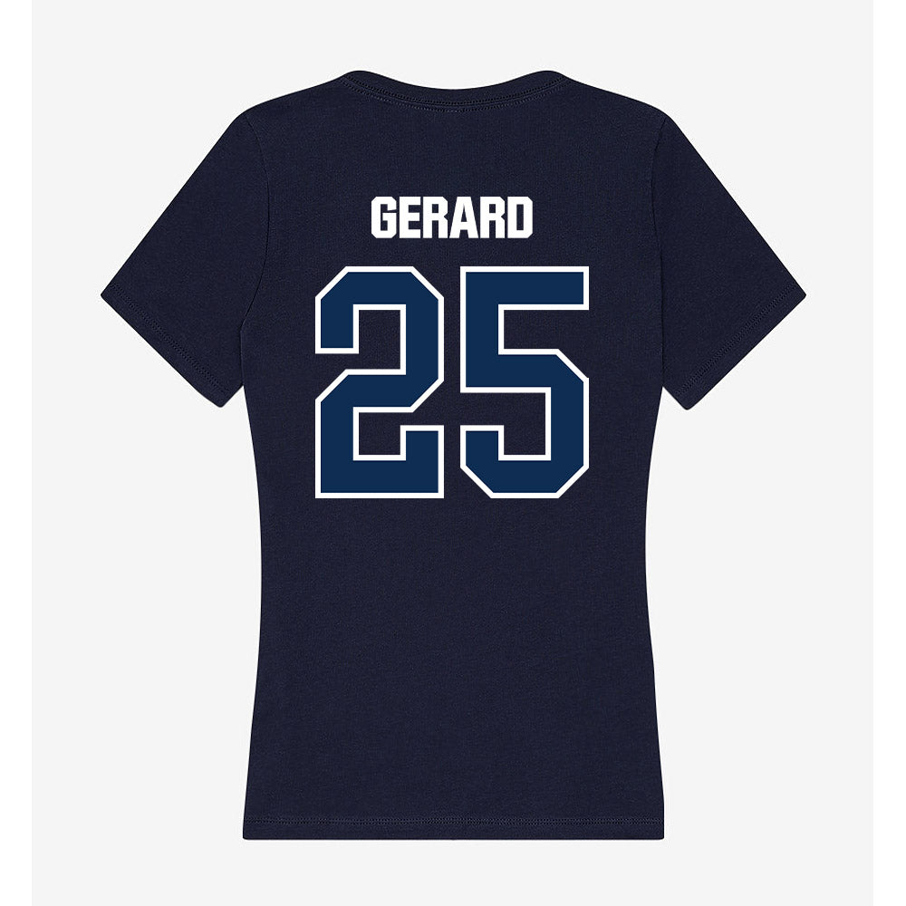 MSU Denver - NCAA Men's Soccer : Luke Gerard - Women's V-Neck T-Shirt-1