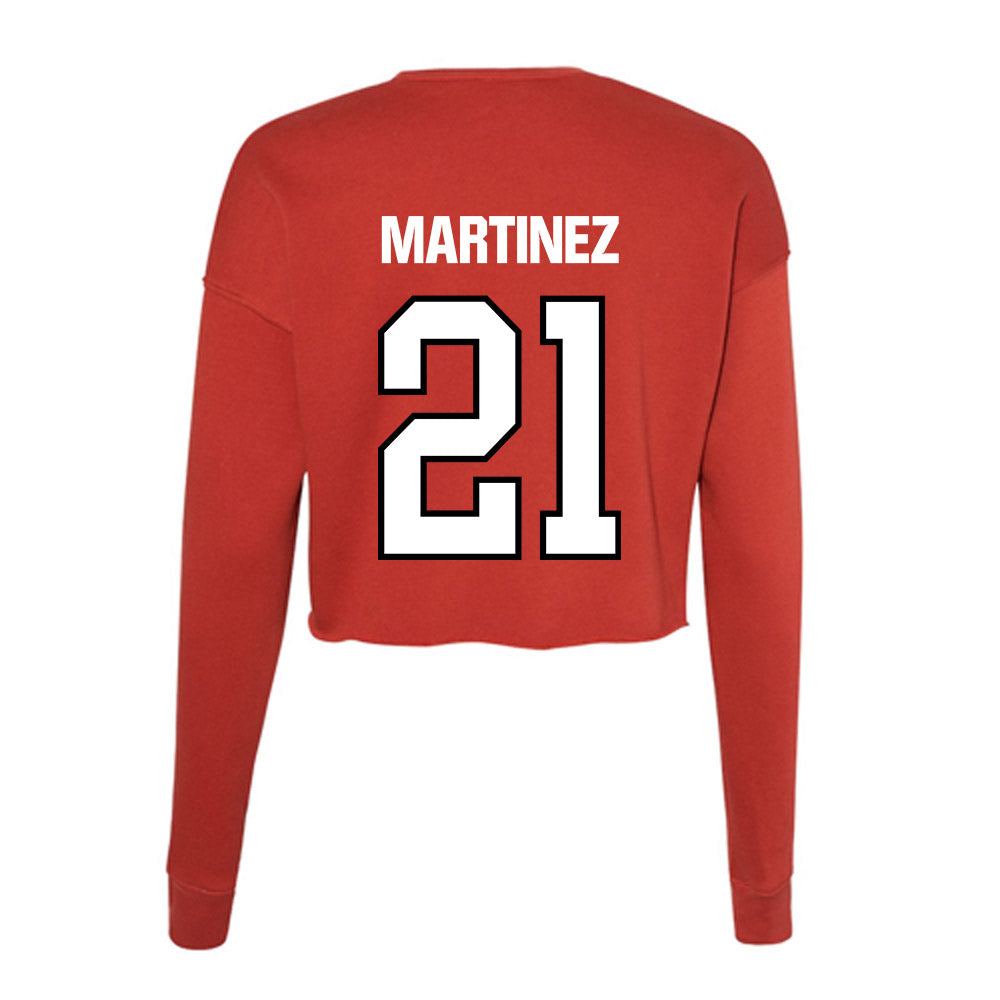 NWOSU - NCAA Football : Eli Martinez - Women's Cropped Crew Fleece-1