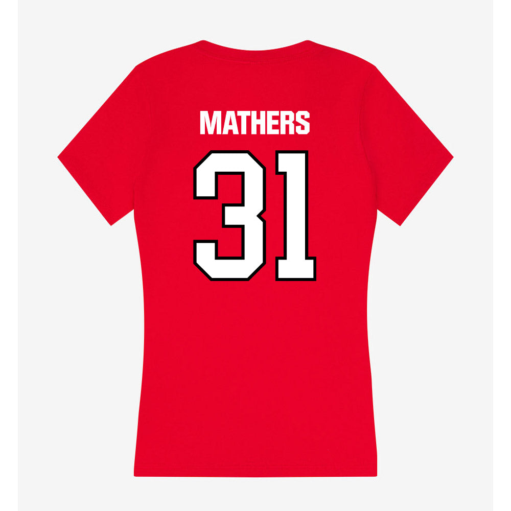 NWOSU - NCAA Football : Lantz Mathers - Women's V-Neck T-Shirt-1