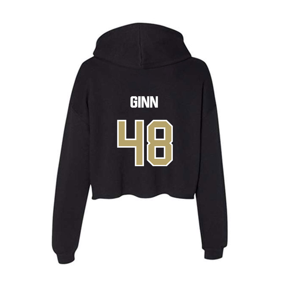 Lindenwood - NCAA Football : Tristan Ginn - Women's Crop Fleece Hoodie-1