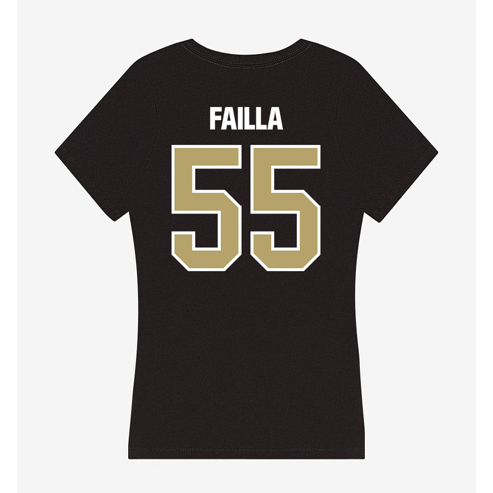 Lindenwood - NCAA Football : Tony Failla - Women's V-Neck T-Shirt-1