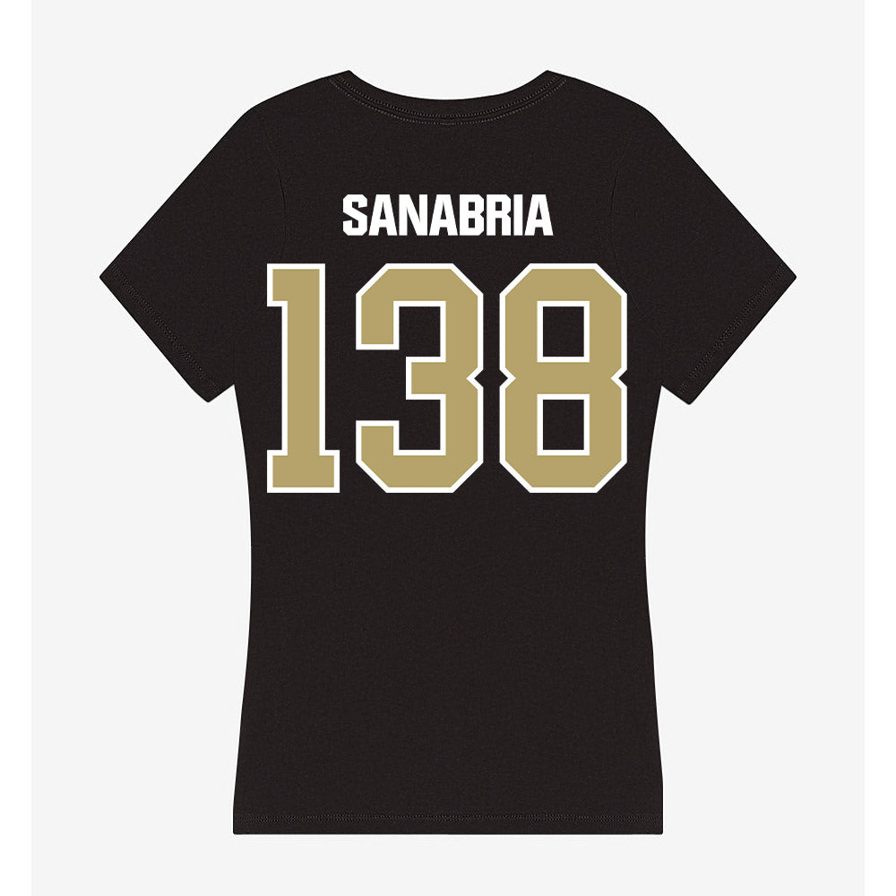 Lindenwood - NCAA Wrestling : Marissa Sanabria - Women's V-Neck T-Shirt-1