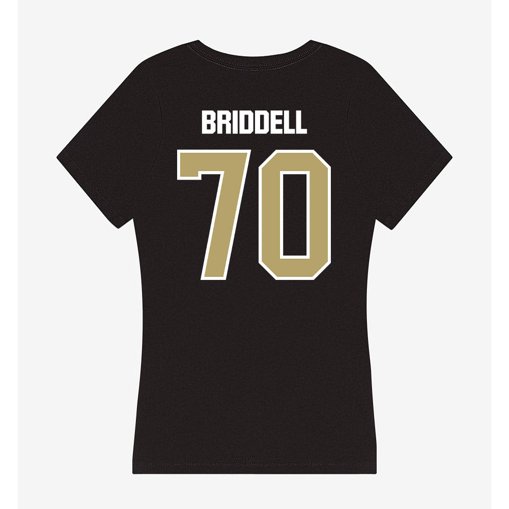 Lindenwood - NCAA Football : Carter Briddell - Women's V-Neck T-Shirt-1