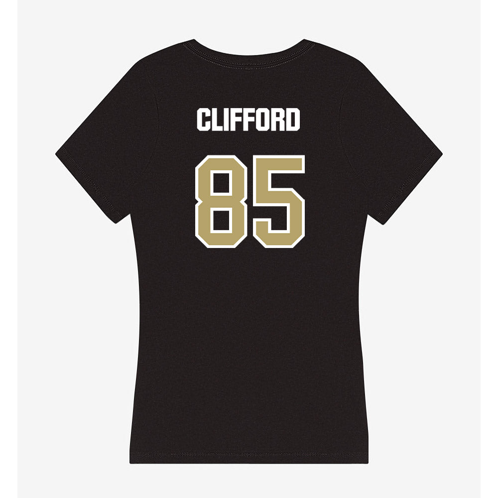 Lindenwood - NCAA Football : Jack Clifford - Women's V-Neck T-Shirt-1