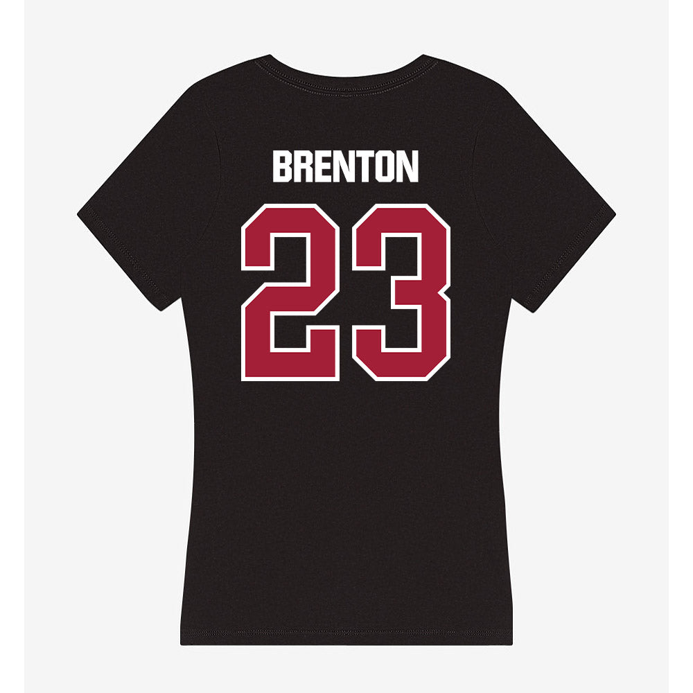 Lenoir Rhyne - NCAA Football : Trey Brenton - Classic Shersey Women's V-Neck T-Shirt-1