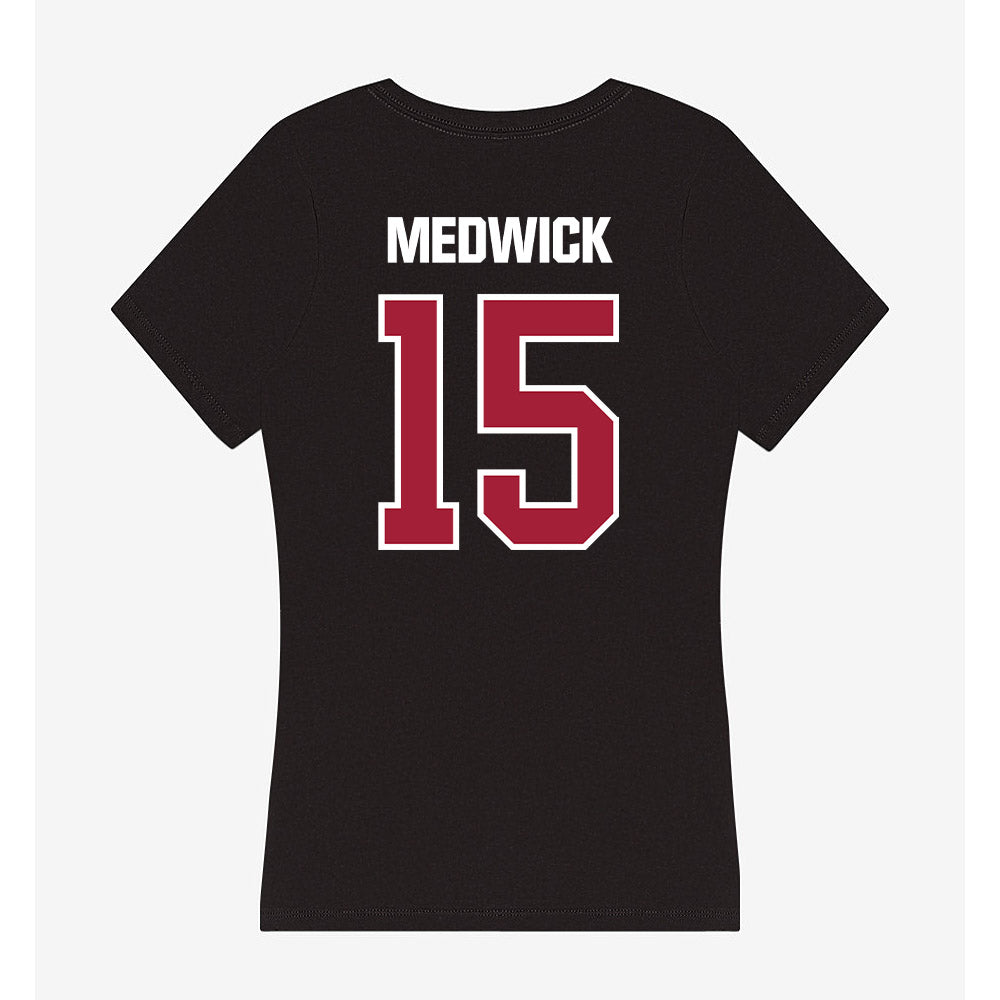 Lenoir Rhyne - NCAA Men's Lacrosse : Deacon Medwick - Classic Shersey Women's V-Neck T-Shirt-1