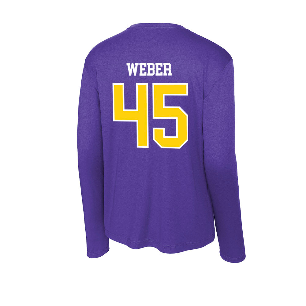 UWSP - NCAA Football : Ryan Weber - Activewear Long Sleeve T-Shirt-1