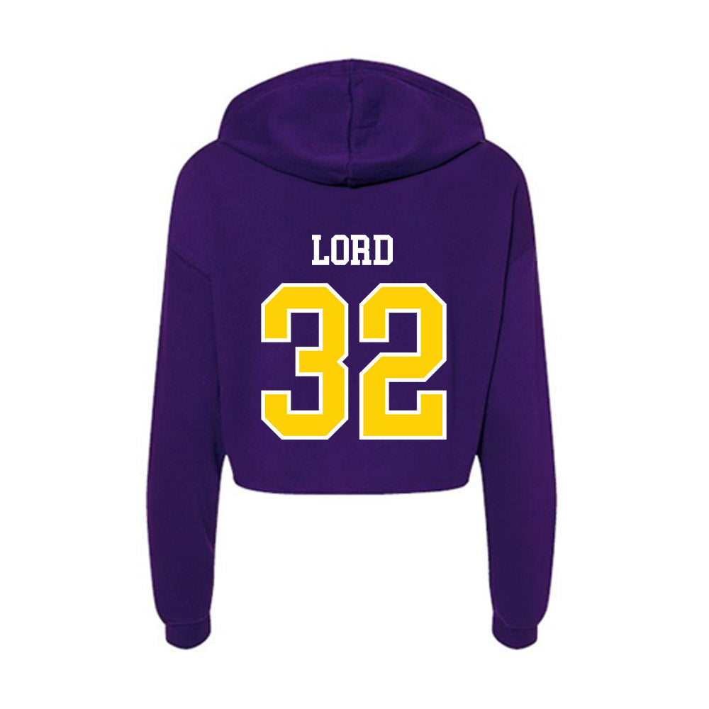 UWSP - NCAA Men's Soccer : Jackson Lord - Women's Crop Fleece Hoodie-1