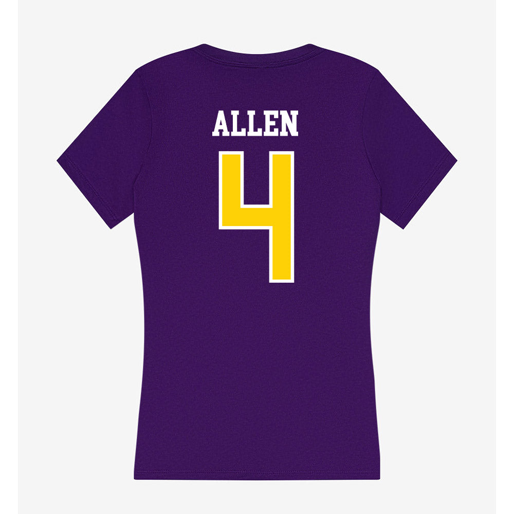 UWSP - NCAA Women's Lacrosse : Paige Allen - Women's V-Neck T-Shirt-1