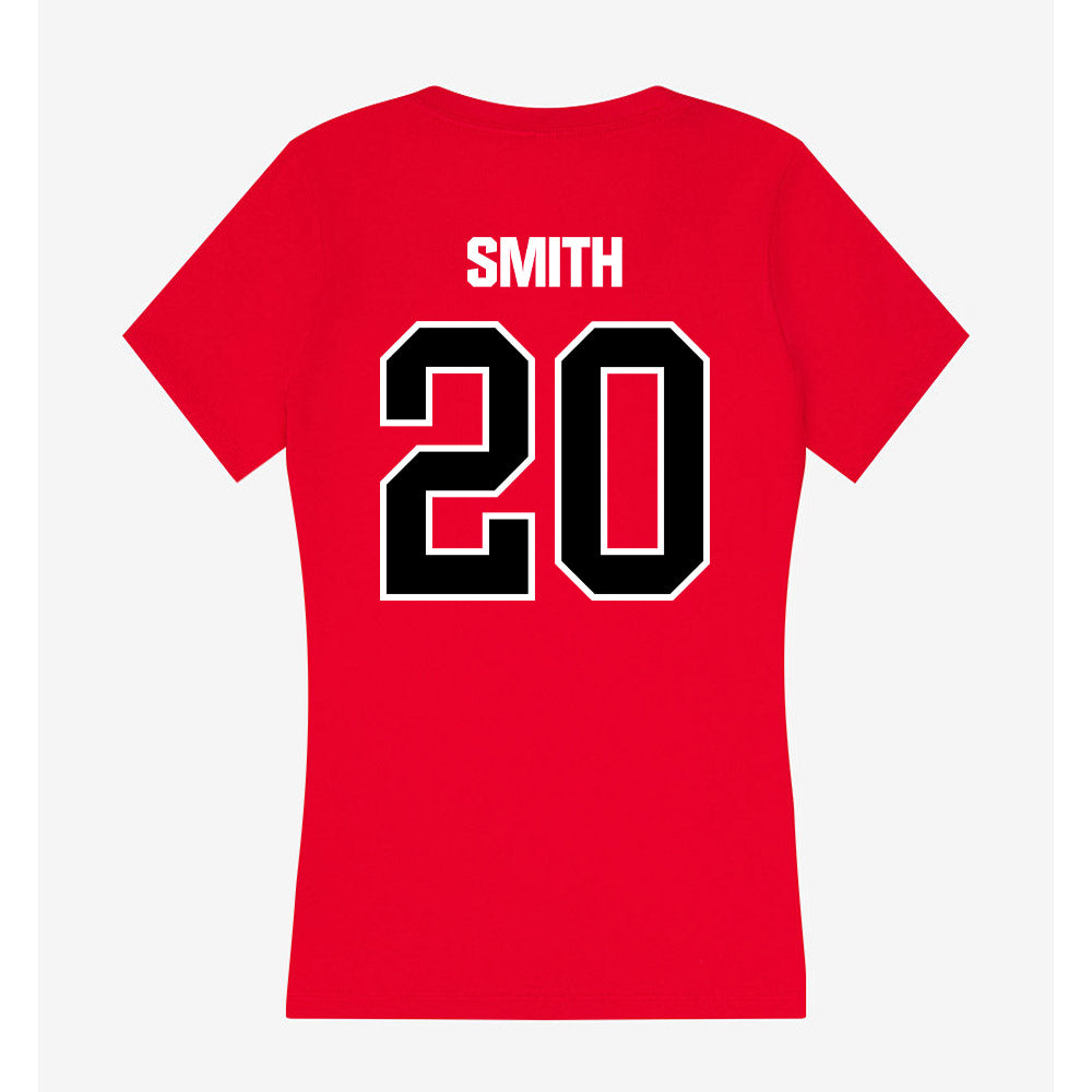 Youngstown State - NCAA Baseball : Cole Smith - Women's V-Neck T-Shirt-1