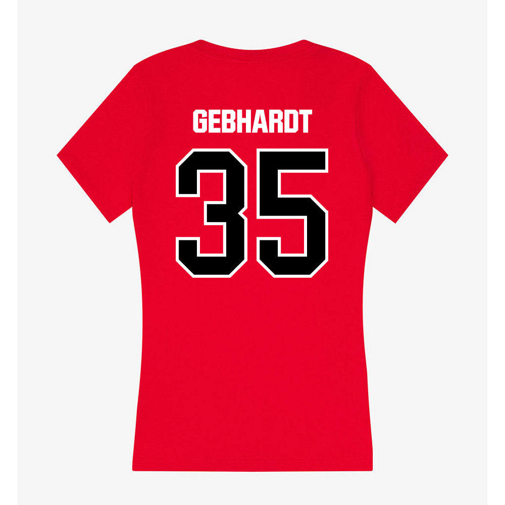Youngstown State - NCAA Baseball : Braden Gebhardt - Women's V-Neck T-Shirt-1