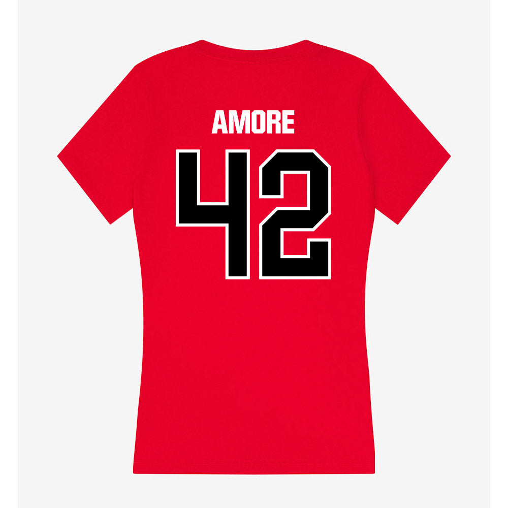 Youngstown State - NCAA Football : Lachlan Amore - Women's V-Neck T-Shirt-1