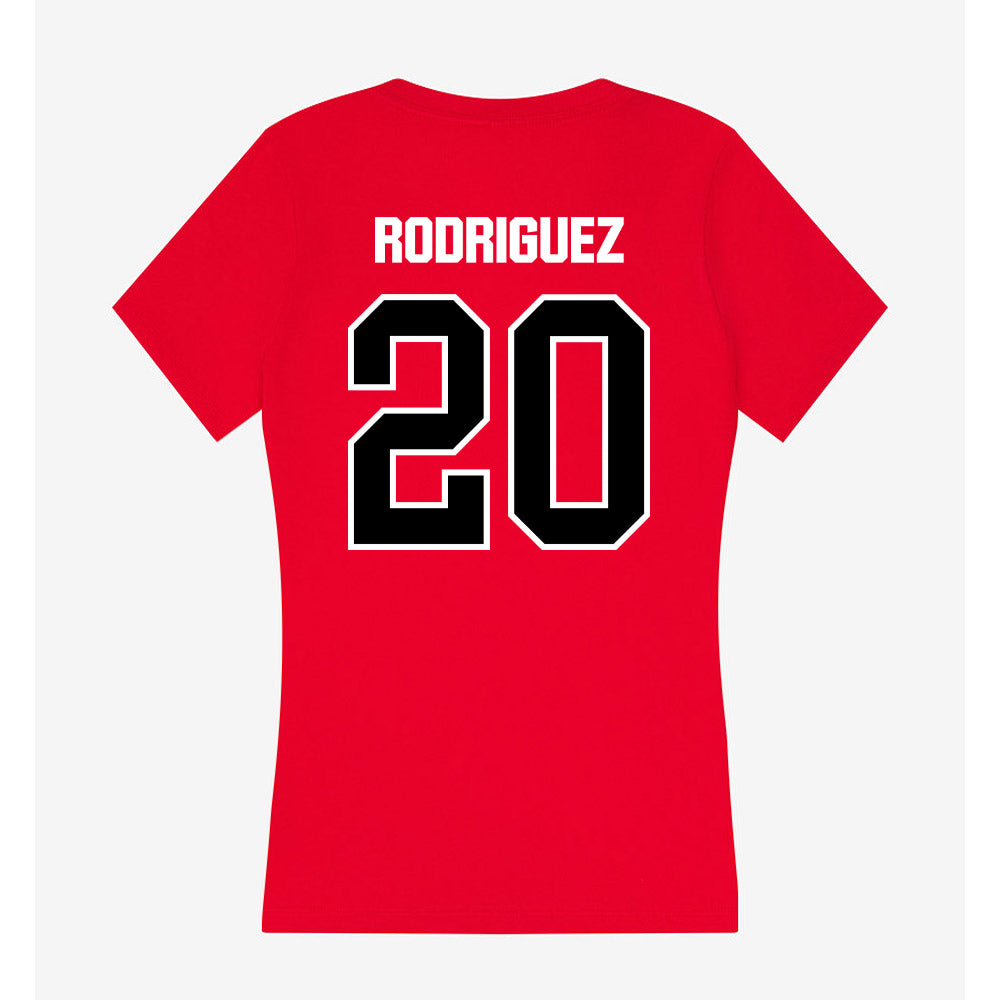 Youngstown State - NCAA Women's Volleyball : Hayden Rodriguez - Women's V-Neck T-Shirt-1