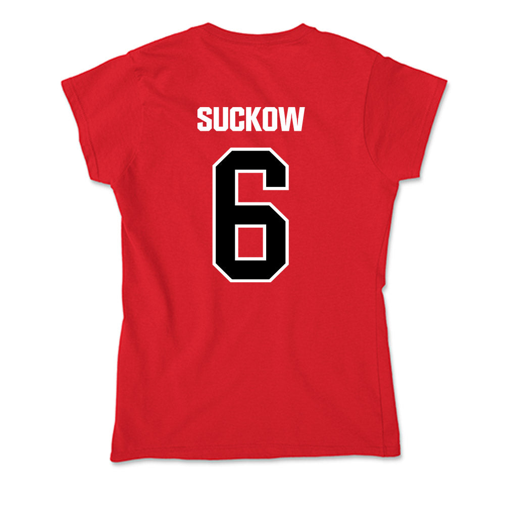 Youngstown State - NCAA Women's Soccer : Emerson Suckow - Soft Style Women’s T-Shirt-1