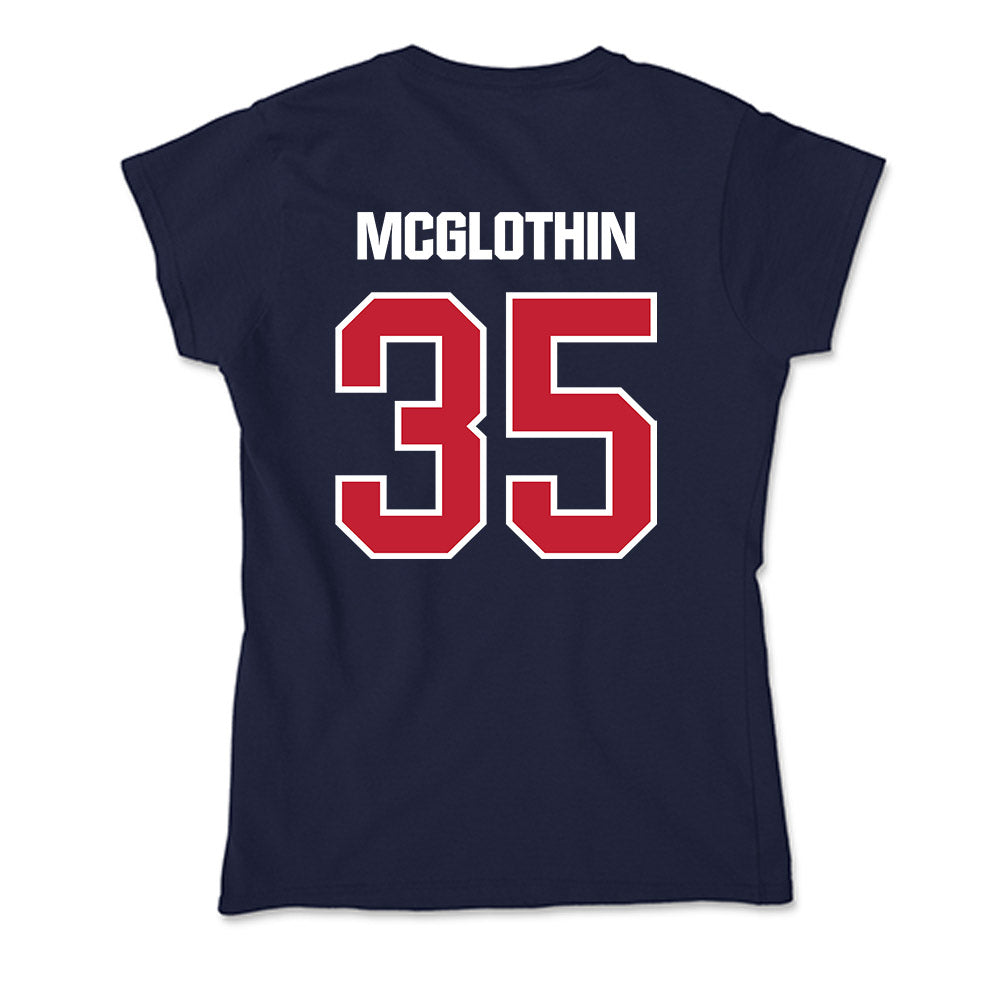 Richmond - NCAA Men's Basketball : Bryson McGlothin - Soft Style Women’s T-Shirt-1