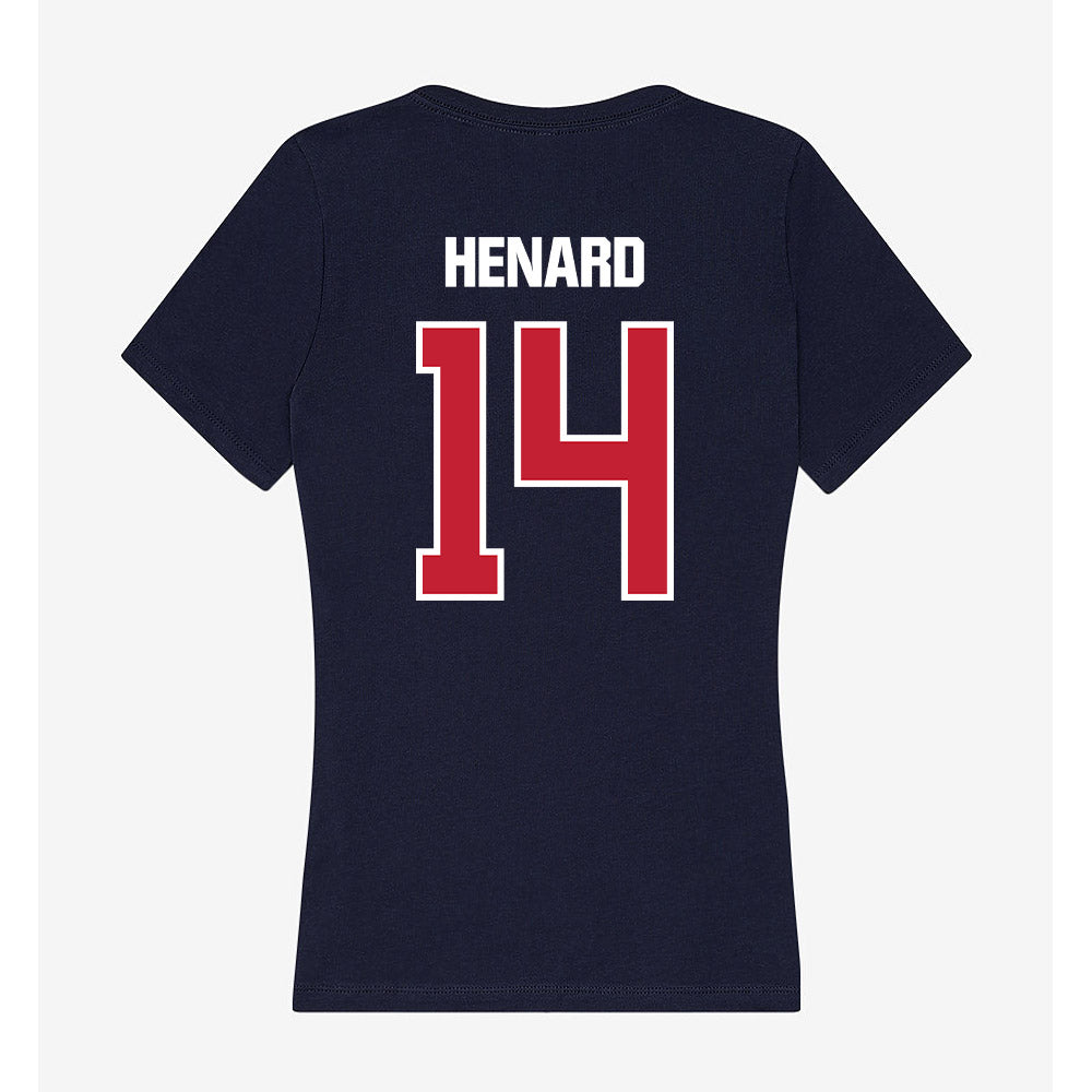 Richmond - NCAA Women's Soccer : Camden Henard - Women's V-Neck T-Shirt-1
