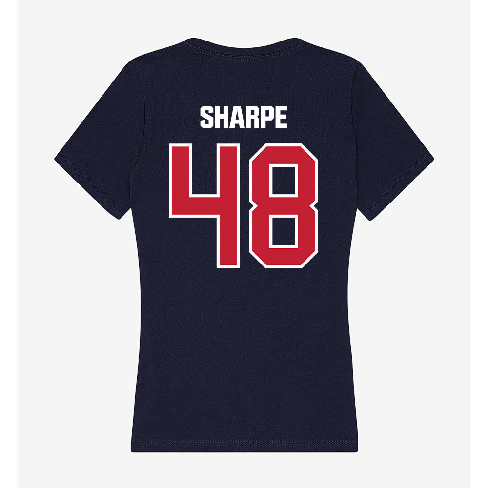 Richmond - NCAA Football : Weston Sharpe - Women's V-Neck T-Shirt-1