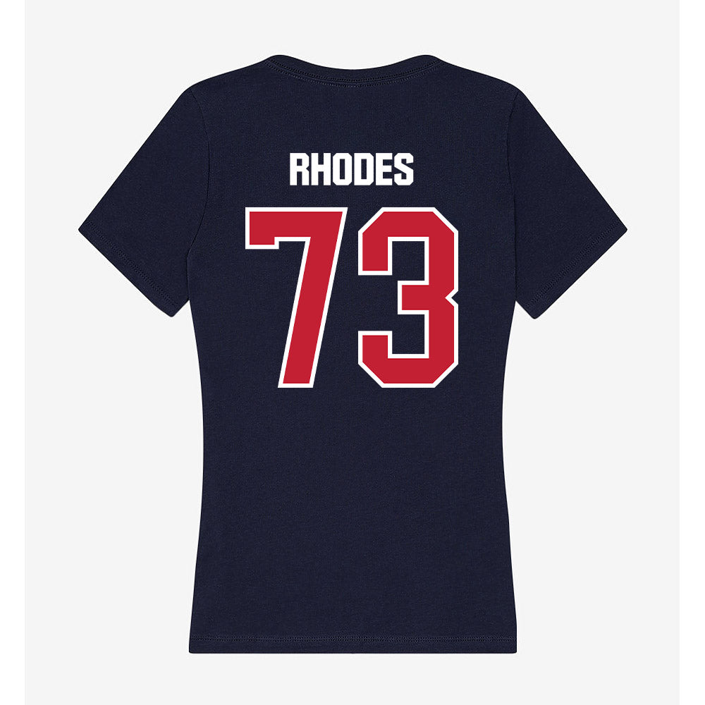 Richmond - NCAA Football : Boyd Rhodes - Women's V-Neck T-Shirt-1