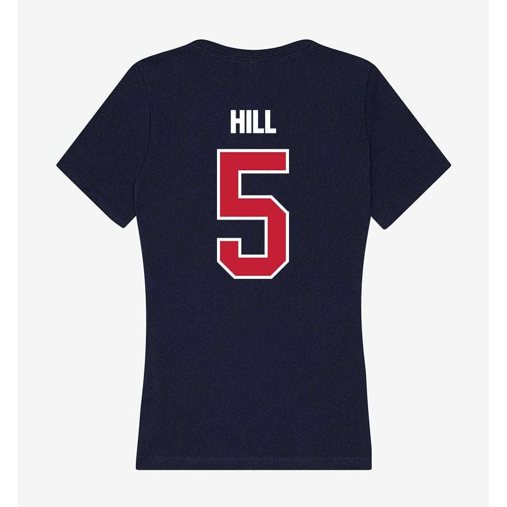 Richmond - NCAA Football : Andreas Hill - Women's V-Neck T-Shirt-1