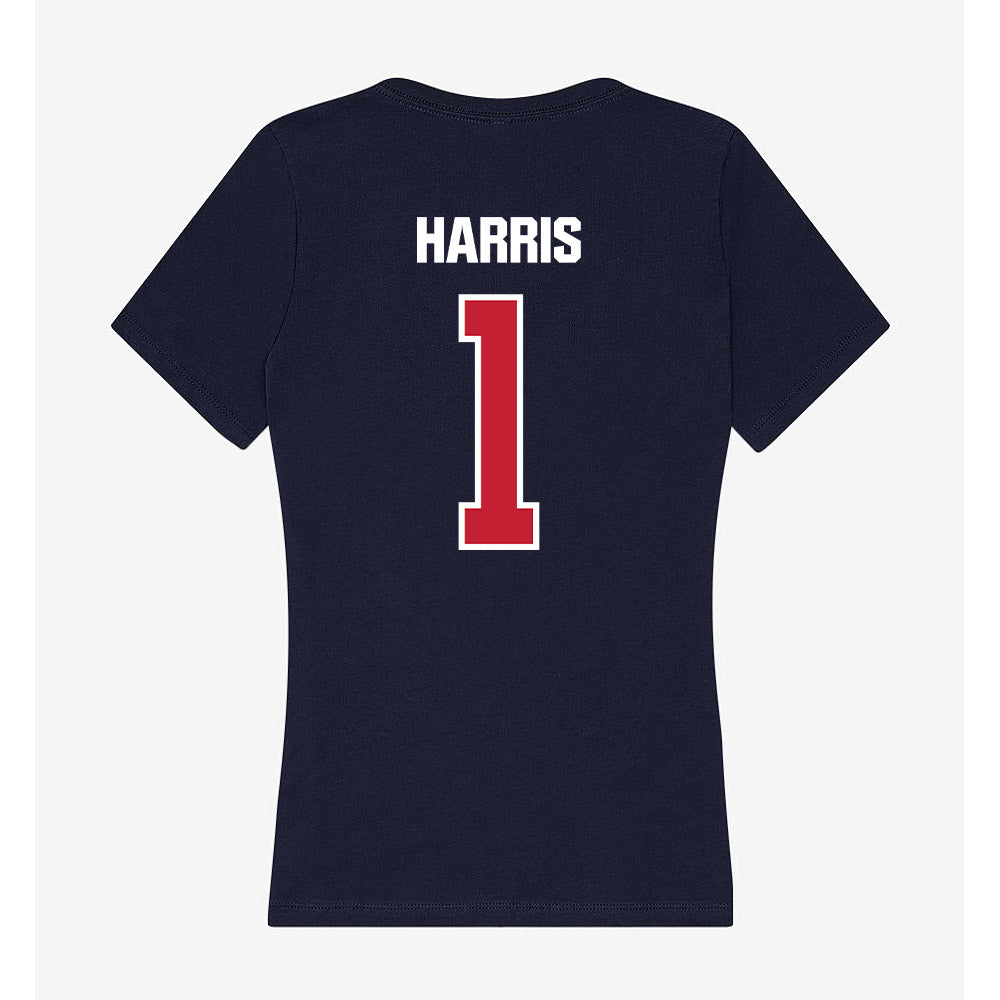 Richmond - NCAA Men's Lacrosse : Hunter Harris - Women's V-Neck T-Shirt-1