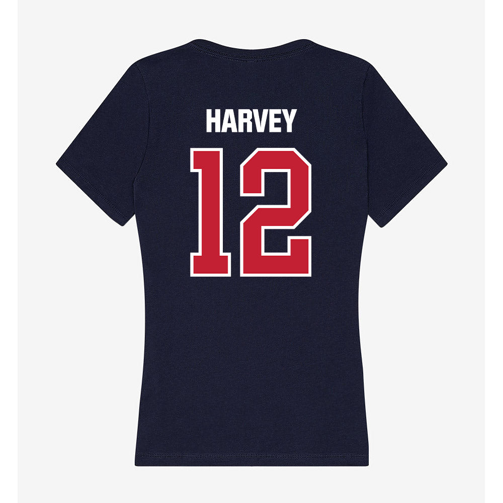 Richmond - NCAA Baseball : Noah Harvey - Women's V-Neck T-Shirt-1