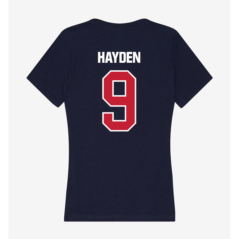 Richmond - NCAA Men's Lacrosse : Cole Hayden - Women's V-Neck T-Shirt-1