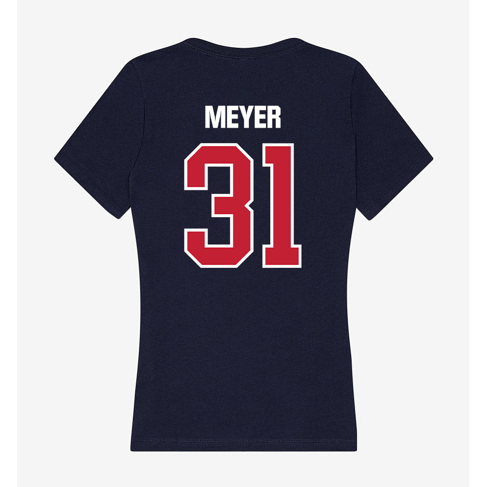 Richmond - NCAA Women's Lacrosse : Rileigh Meyer - Women's V-Neck T-Shirt-1