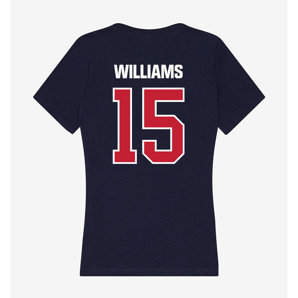 Richmond - NCAA Football : Krystian Williams - Women's V-Neck T-Shirt-1