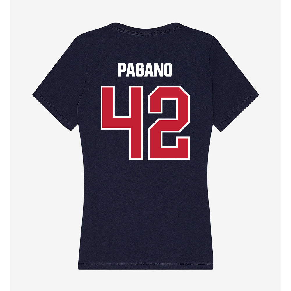 Richmond - NCAA Men's Lacrosse : James Pagano - Women's V-Neck T-Shirt-1