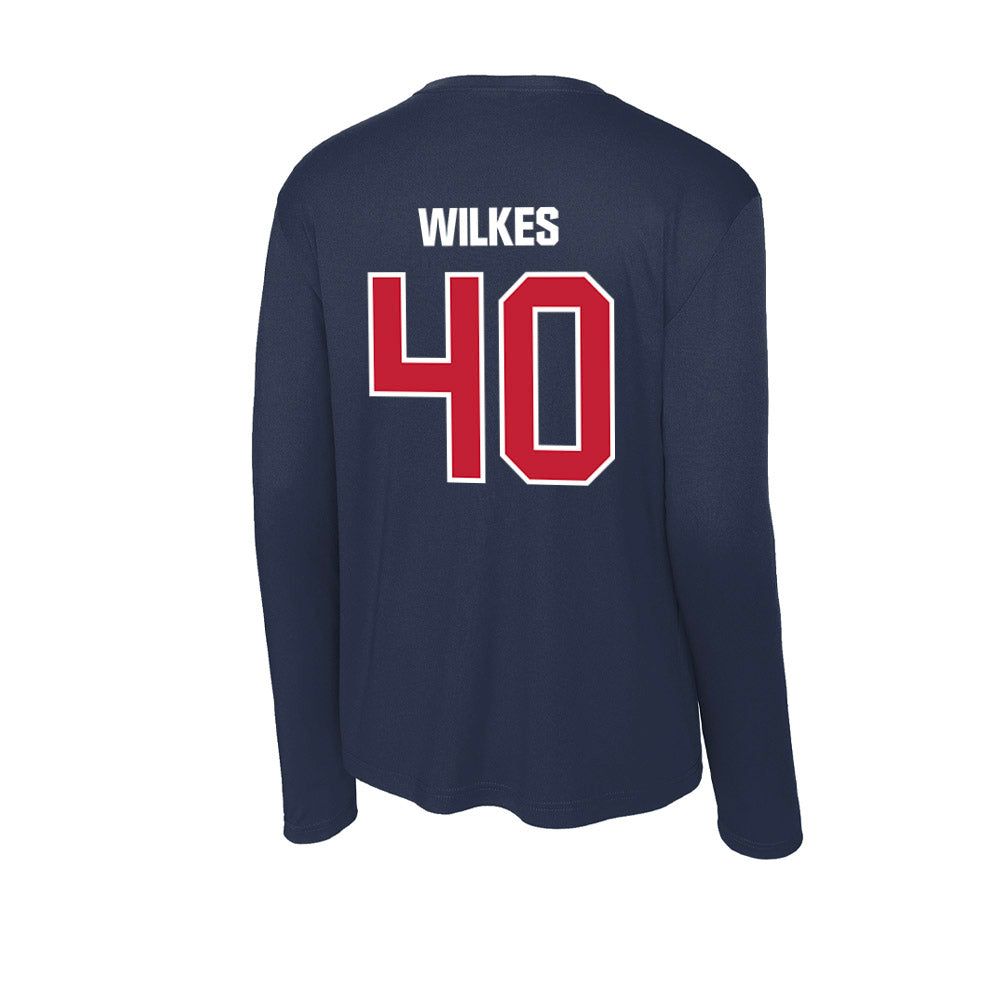 Richmond - NCAA Football : Jordan Wilkes - Activewear Long Sleeve T-Shirt-1