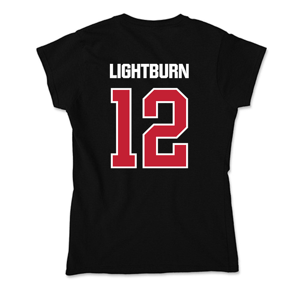 Northern Illinois - NCAA Women's Volleyball : Aiden Lightburn - Soft Style Women’s T-Shirt-1