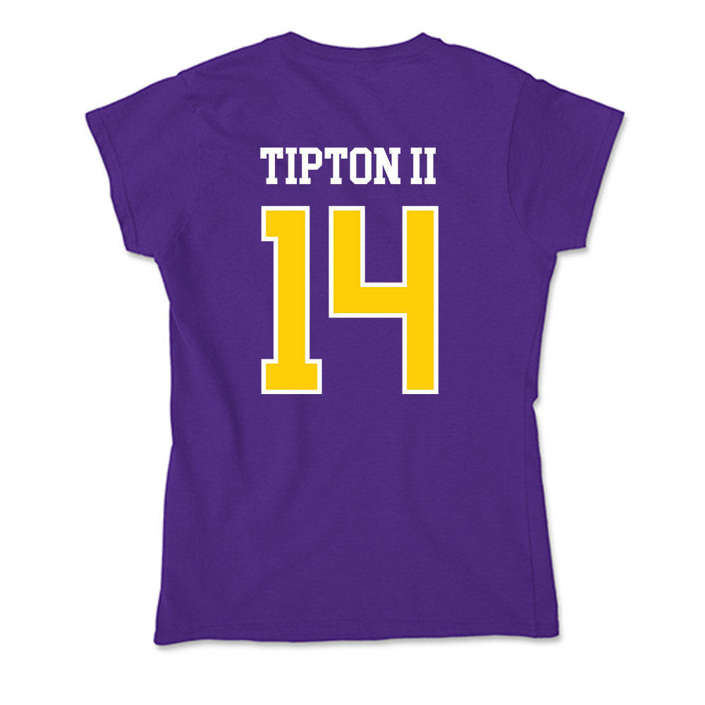 WIU - NCAA Men's Basketball : Steven Tipton II - Soft Style Women’s T-Shirt-1