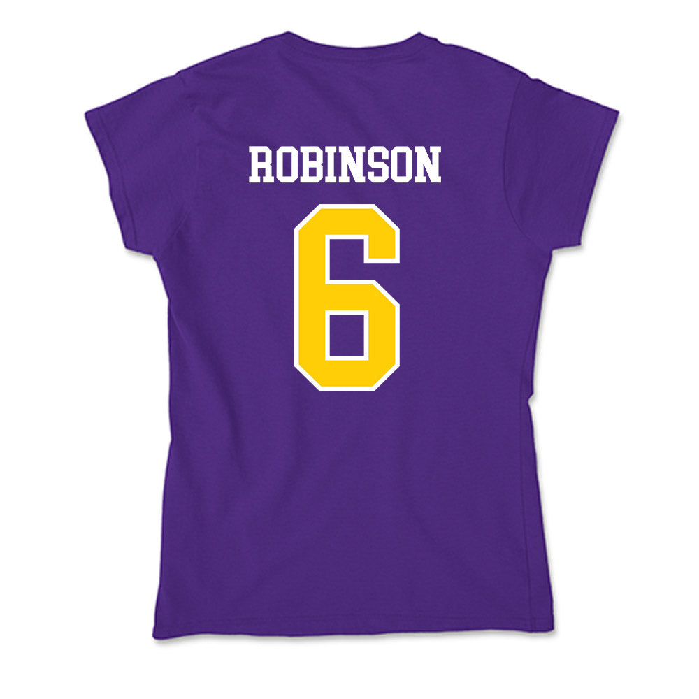WIU - NCAA Football : Joshua Robinson - Soft Style Women’s T-Shirt-1