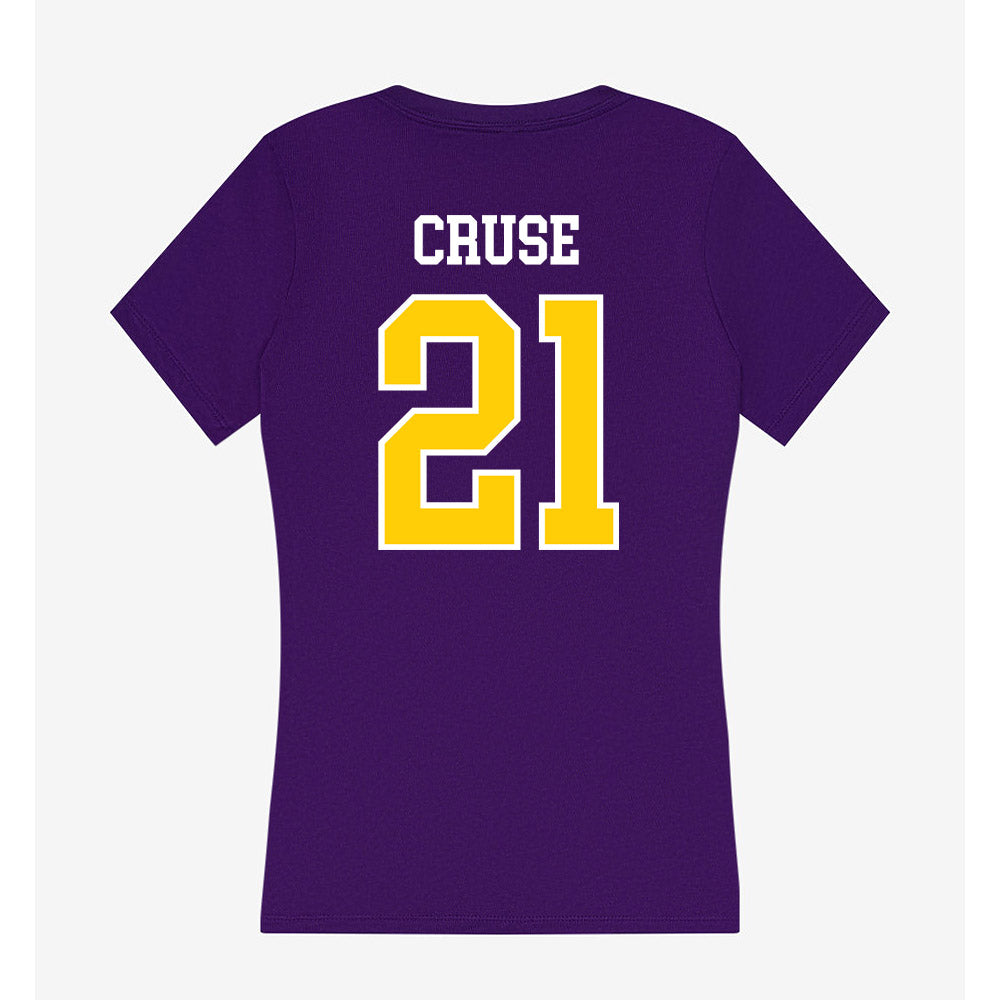 WIU - NCAA Women's Volleyball : Keyana Cruse - Women's V-Neck T-Shirt-1