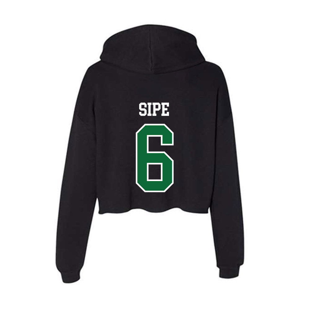 EMich - NCAA Women's Volleyball : Madelyn Sipe - Women's Crop Fleece Hoodie-1