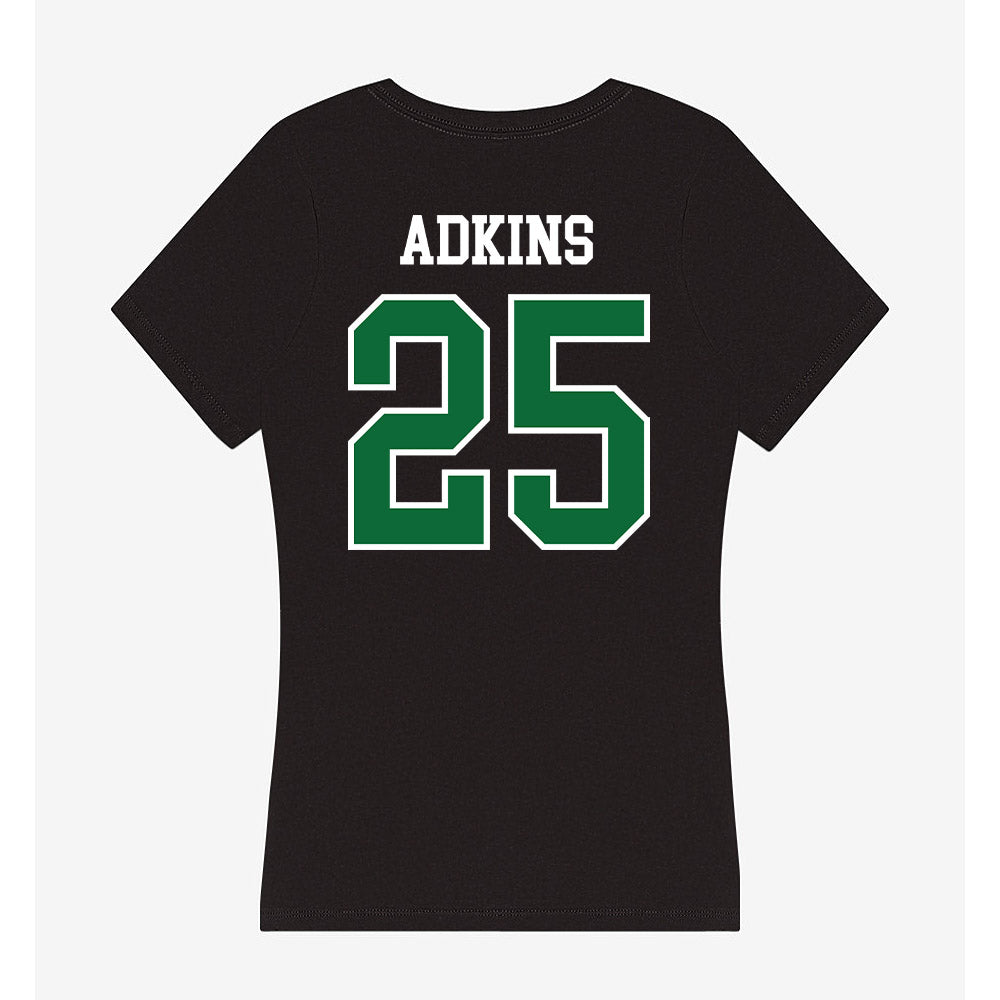 EMich - NCAA Football : Rayquan Adkins - Women's V-Neck T-Shirt-1