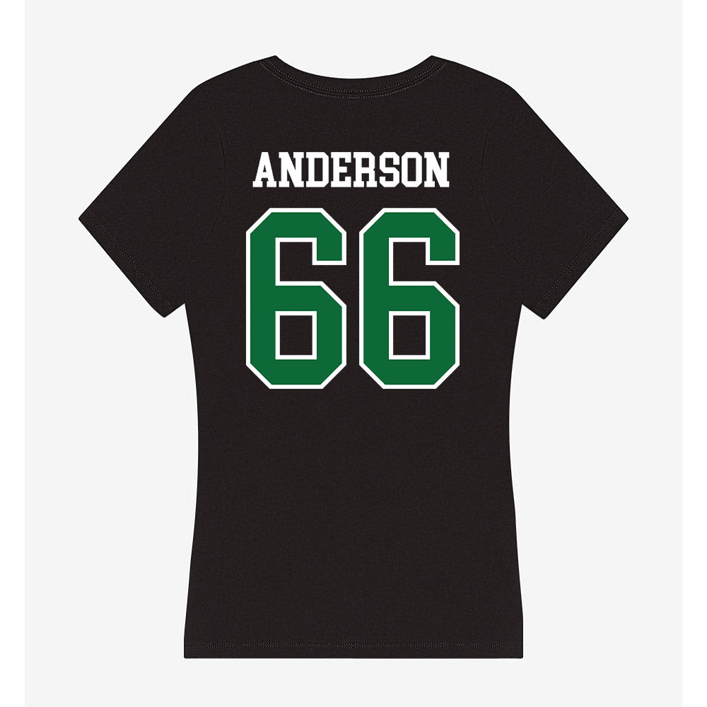 EMich - NCAA Football : Joshua Anderson - Women's V-Neck T-Shirt-1