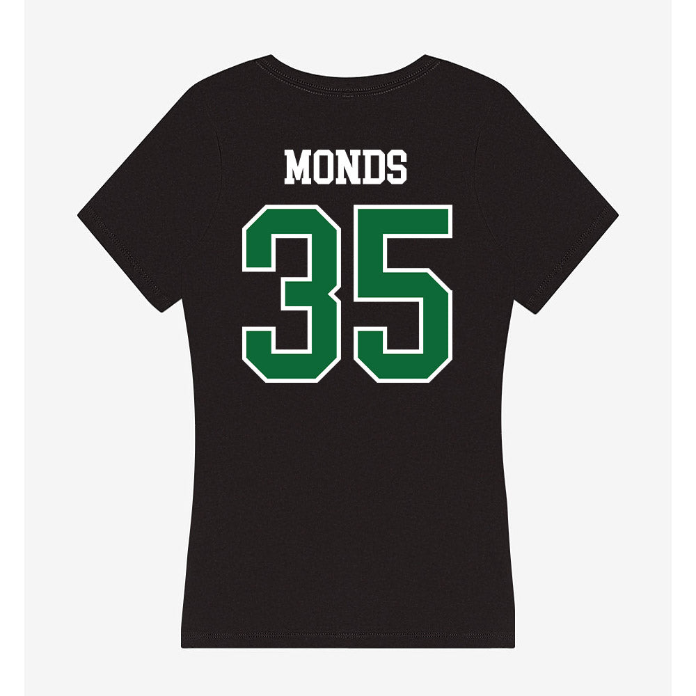 EMich - NCAA Football : Jabari Monds - Women's V-Neck T-Shirt-1