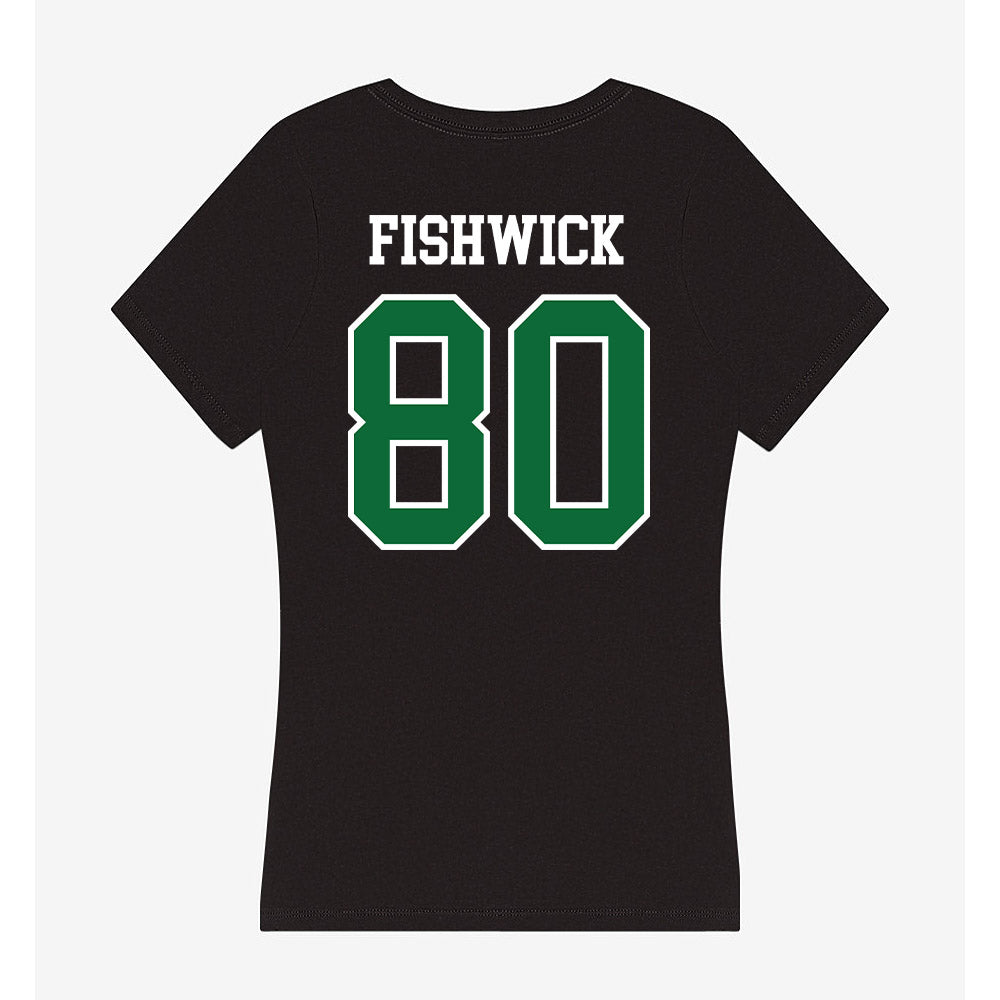 EMich - NCAA Football : Shawn Fishwick - Women's V-Neck T-Shirt-1