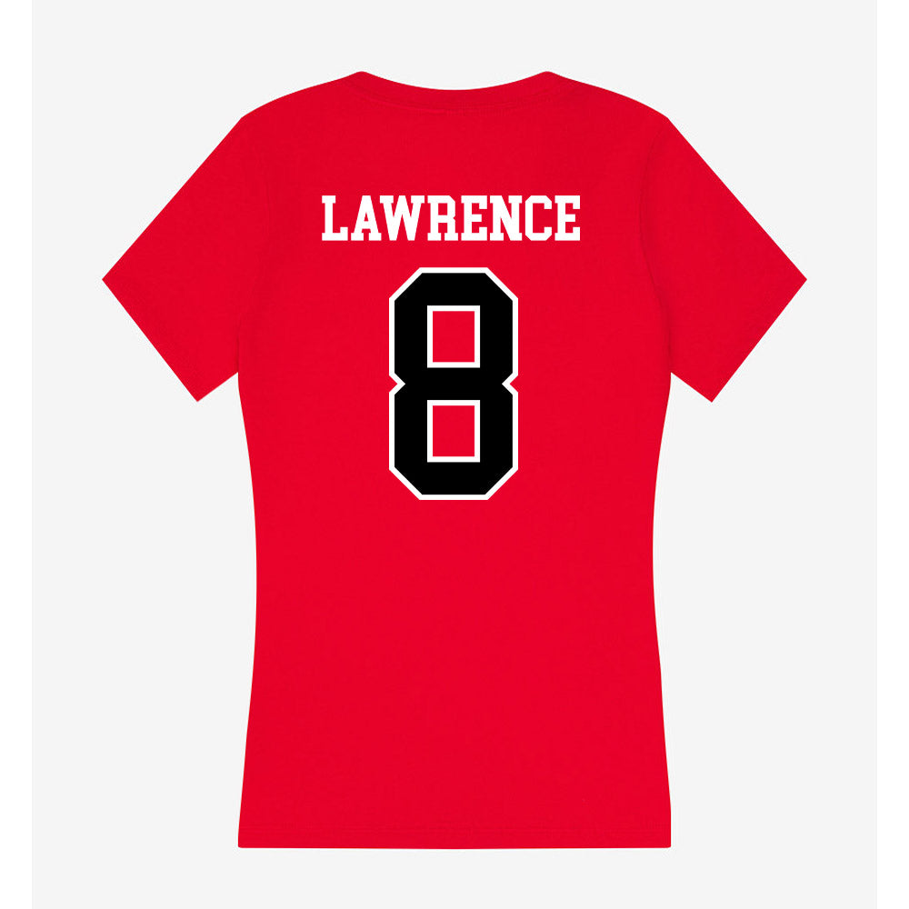 Valdosta State - NCAA Baseball : Nick Lawrence - Women's V-Neck T-Shirt-1