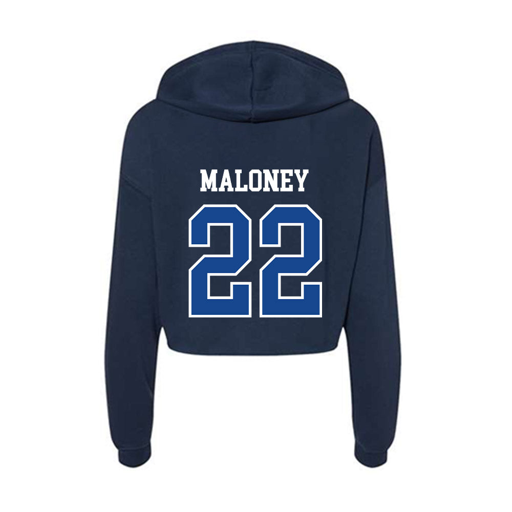 Creighton - NCAA Softball : Gracie Maloney - Women's Crop Fleece Hoodie-1