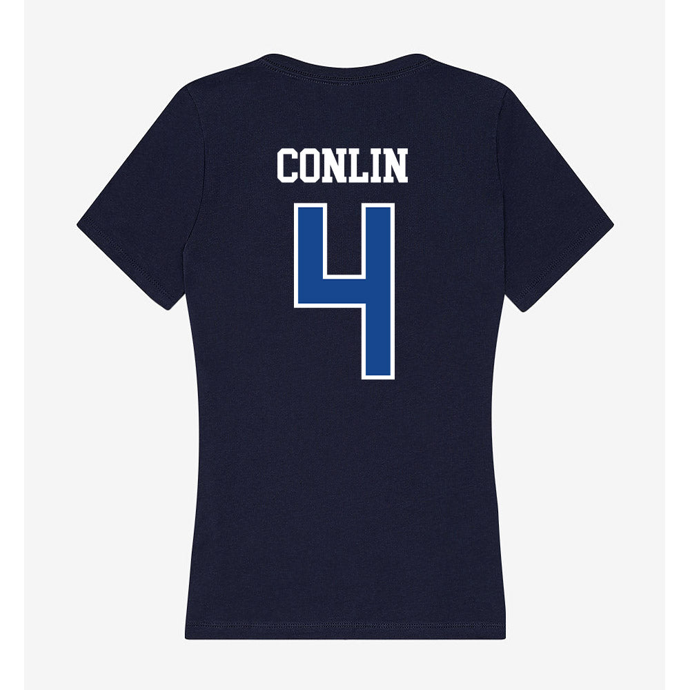 Creighton - NCAA Baseball : Sullivan Conlin - Classic Shersey Women's V-Neck T-Shirt-2