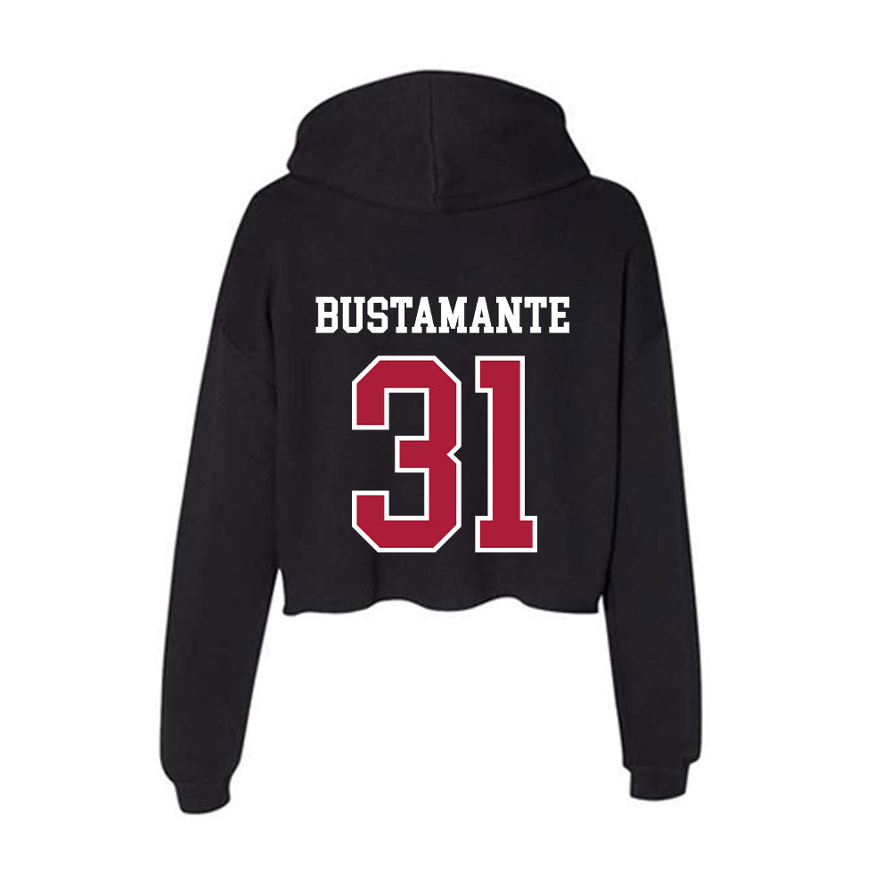 LMU - NCAA Women's Soccer : Aaliyah Bustamante - Women's Crop Fleece Hoodie-1