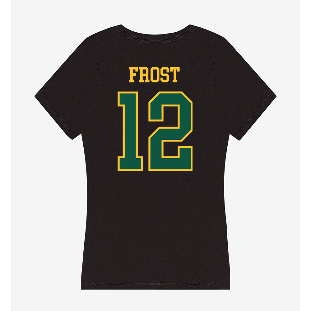 NDSU - NCAA Women's Basketball : Marisa Frost - Women's V-Neck T-Shirt-1