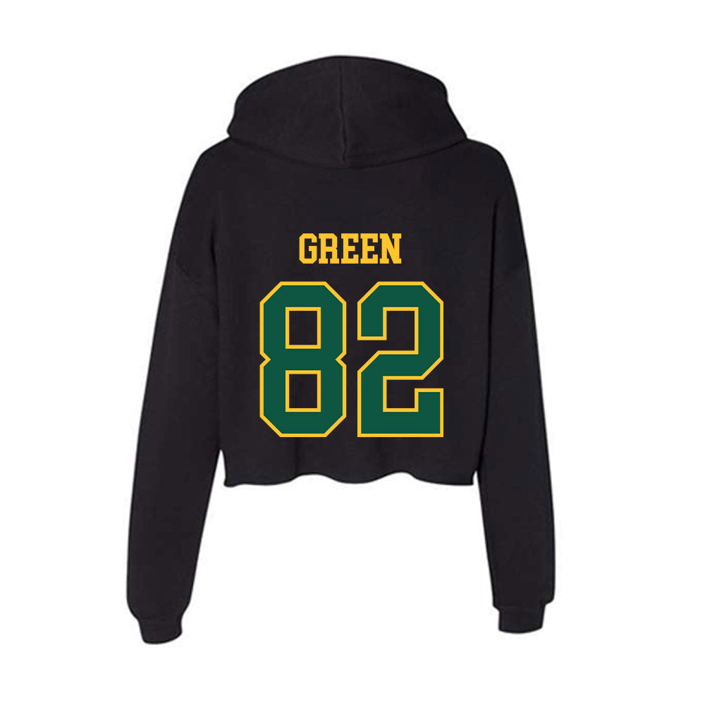 NDSU - NCAA Football : Sj Green - Women's Crop Fleece Hoodie-1