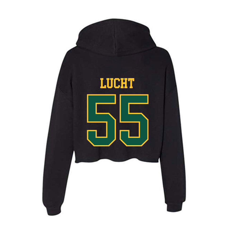 NDSU - NCAA Football : Oliver Lucht - Women's Crop Fleece Hoodie-1